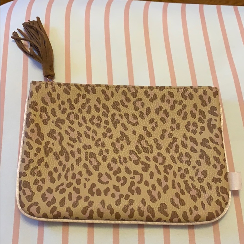 Cheetah print Ipsy makeup bag
